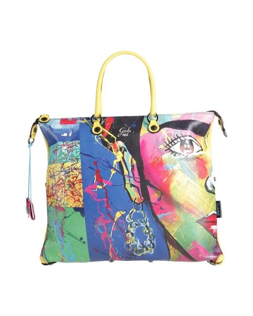 Gabs Blue Handbag Calfskin