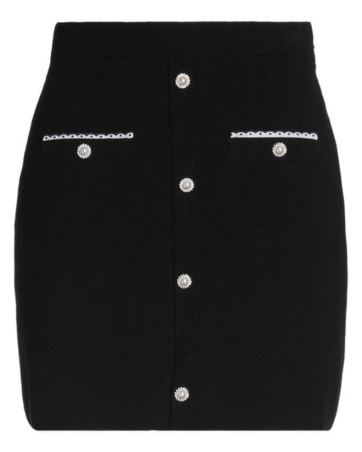 Maje Black Minirock