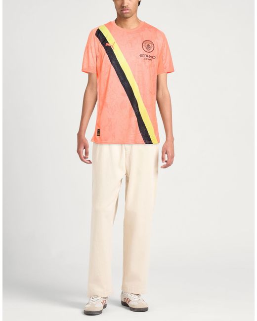 PUMA Pink X Kidsuper Studios Kidsuper Mcfc Jersey Replica T-Shirt Polyester for men