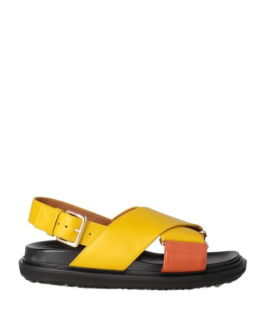 Marni Yellow Sandals
