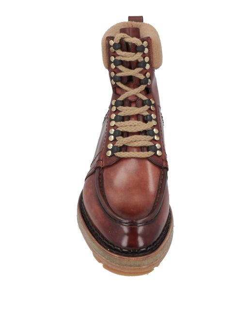 Santoni Brown Ankle Boots for men