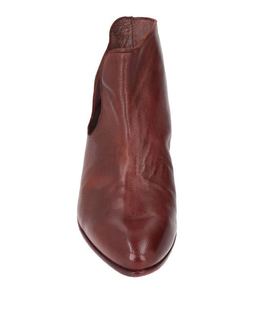 JP/DAVID Purple Ankle Boots