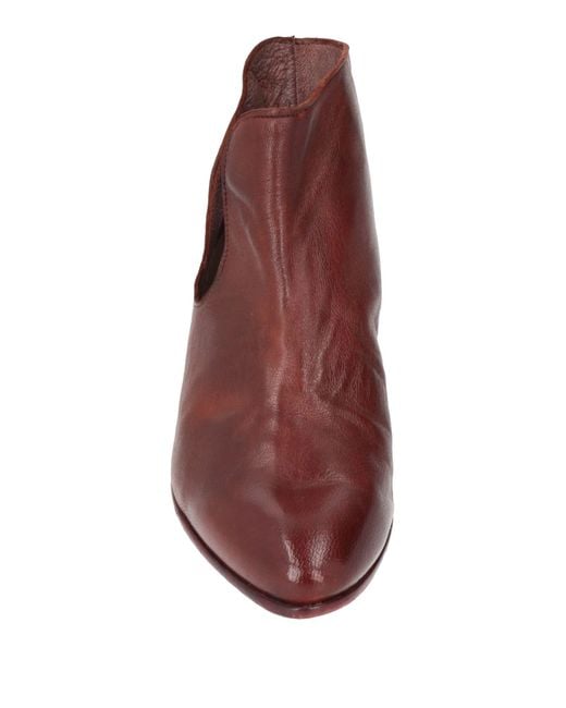 JP/DAVID Purple Ankle Boots