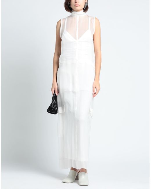 Vestido largo N°21 de color White