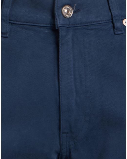 BARMAS Blue Pants Cotton, Elastane for men