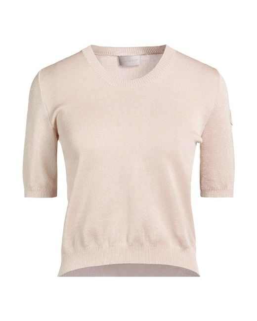 Moncler Pink Sweater Polyester, Cotton