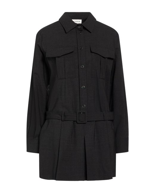 P.A.R.O.S.H. Black P.A.R.O..H. Mini Dress Virgin Wool, Elastane