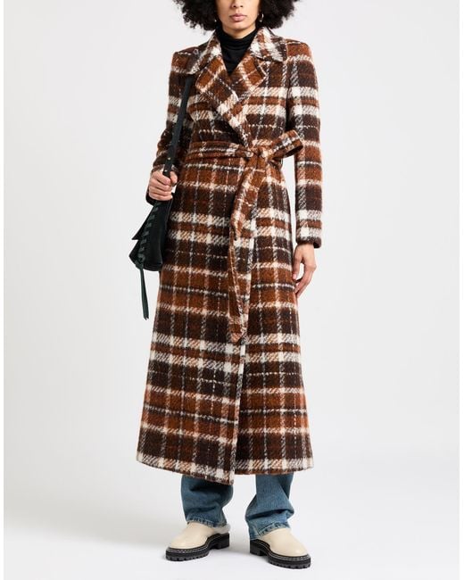 Tagliatore 0205 Brown Coat Polyester, Cotton, Wool, Synthetic Fibers, Alpaca Wool