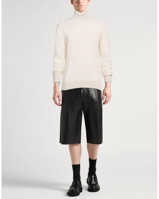 Eleventy White Ivory Turtleneck Cashmere for men