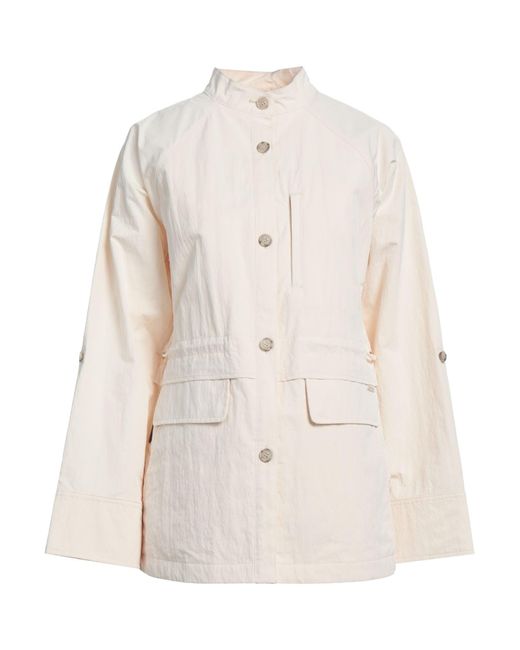 Woolrich Natural Jacke, Mantel & Trenchcoat