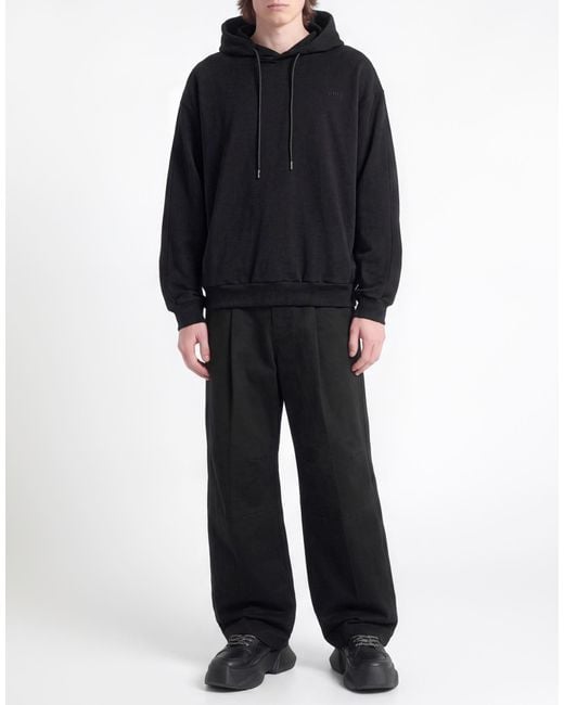 Juun.J Black Sweatshirt Cotton for men