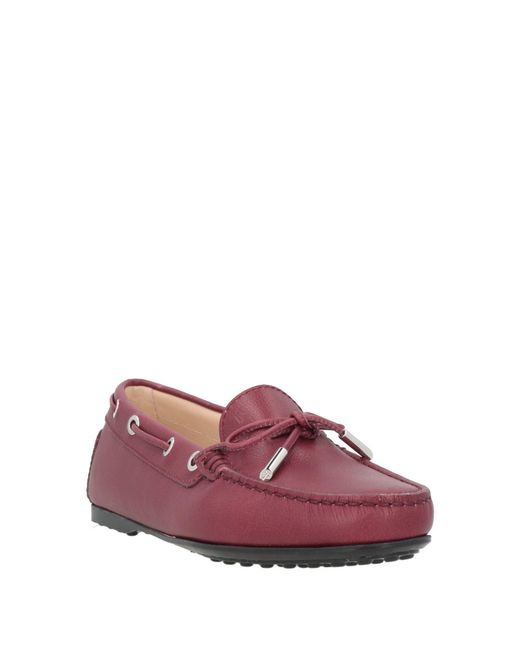 Tod's Purple Loafers