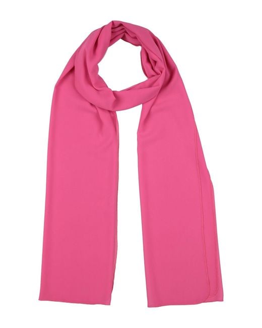 LANACAPRINA Pink Scarf Polyester