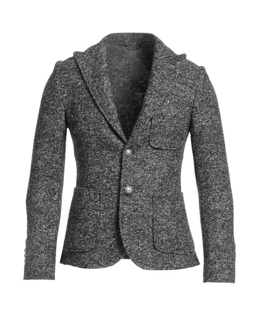 Daniele Alessandrini Gray Blazer for men