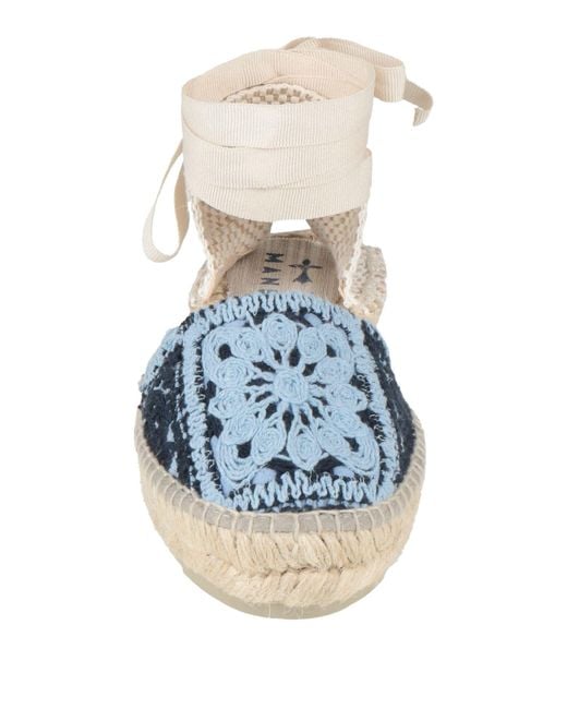 Manebí Blue Espadrilles Cotton