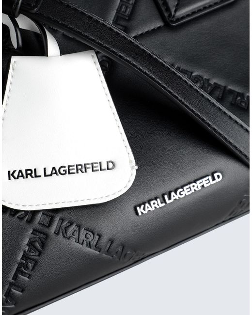 Bolso de mano Karl Lagerfeld de color Black