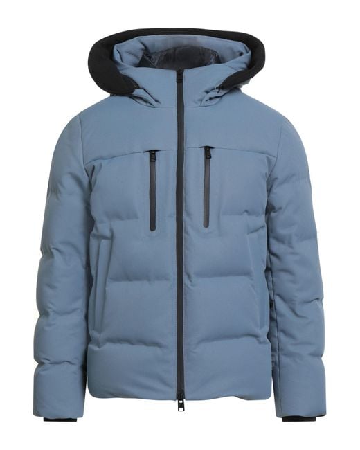 Woolrich Blue Puffer Polyester for men