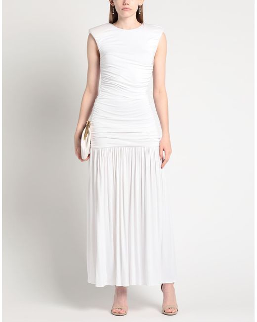 Gaelle Paris White Maxi Dress