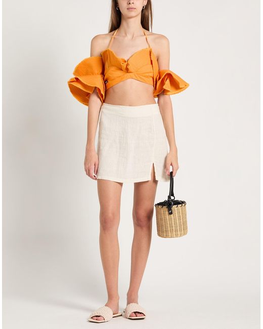 Top Jacquemus de color Yellow