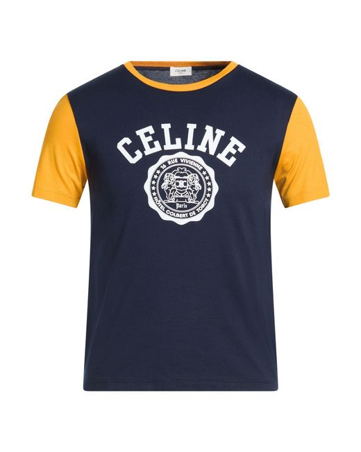 Céline Blue T-Shirt Cotton for men