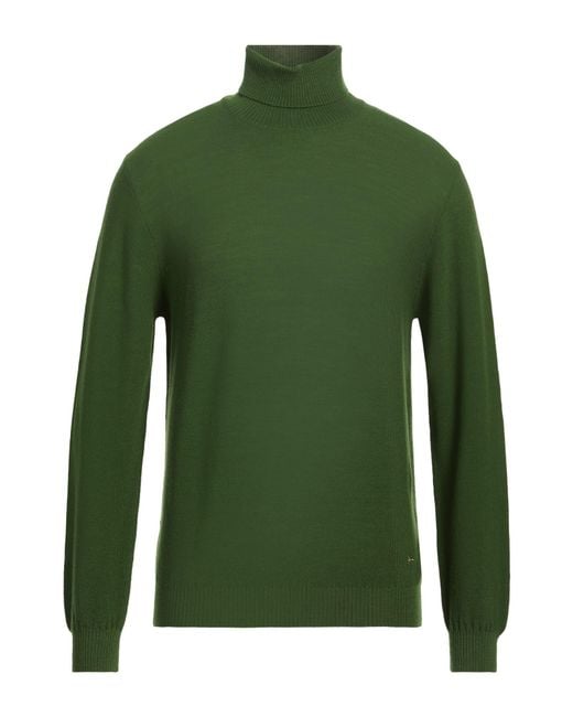 Manuel Ritz Green Turtleneck for men