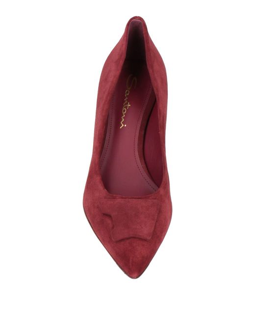 Santoni Red Pumps