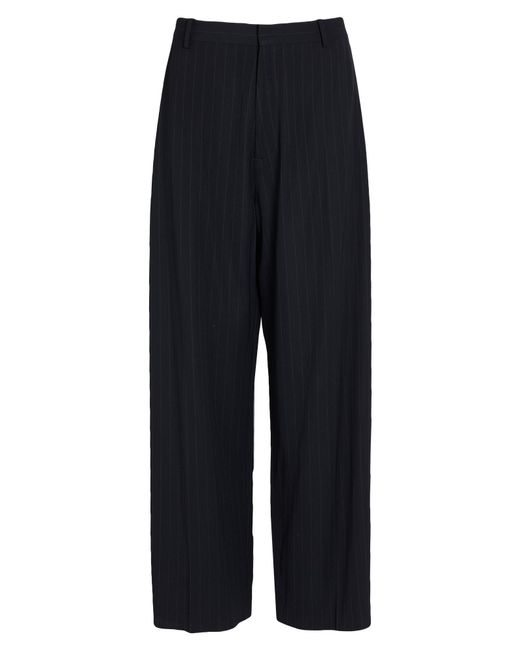 Acne Blue Pants Viscose, Elastane, Polyester for men