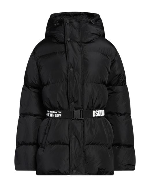 DSquared² Black Down Jackets