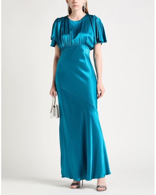 Blumarine Blue Maxi Dress