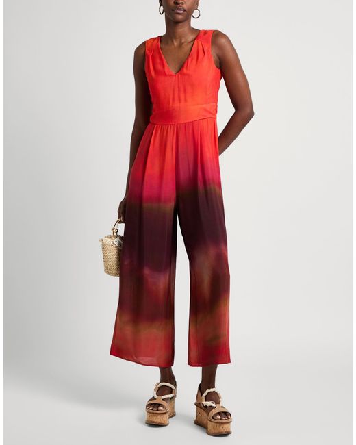 Caractere Red Jumpsuit