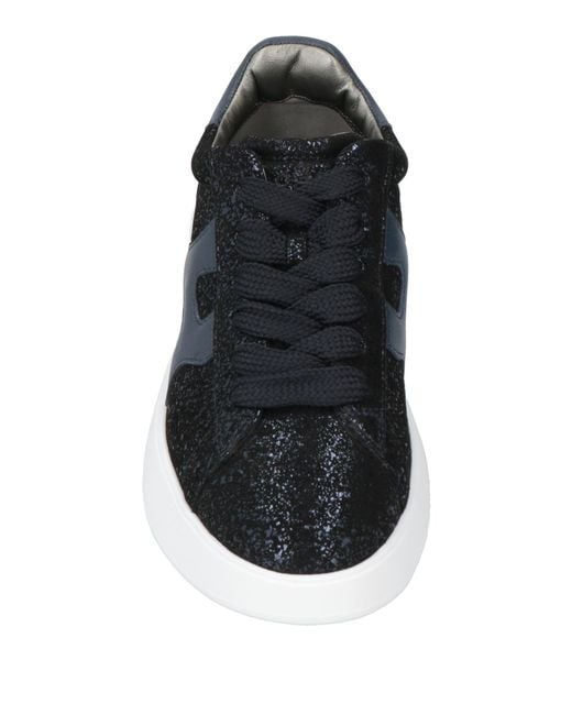 Hogan Blue Sneakers Leather