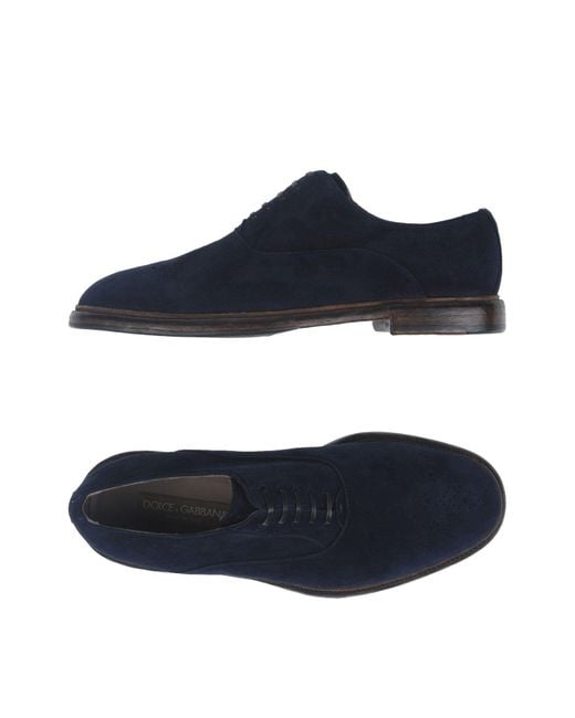 Dolce & Gabbana Blue Lace-up Shoes for men