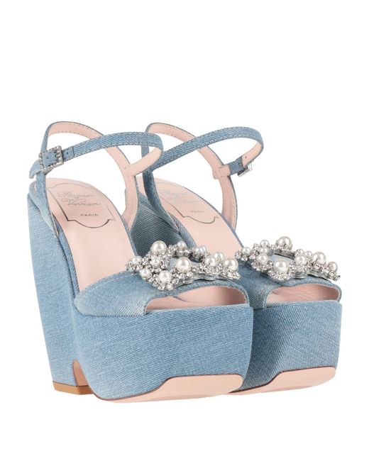 Roger Vivier Blue Sandals
