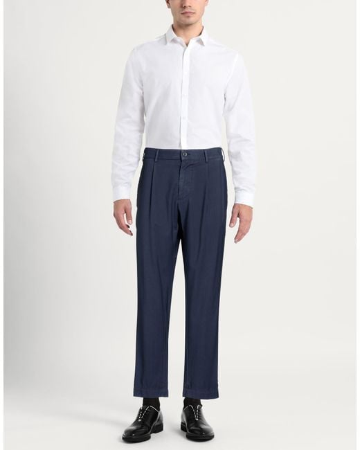 Santaniello Blue Trouser for men