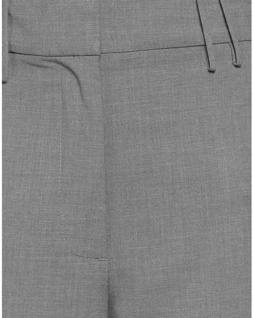 Ganni Gray Pants Ecovero Viscose, Recycled Polyamide, Elastane, Polyester