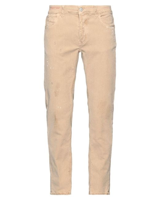 PMDS PREMIUM MOOD DENIM SUPERIOR Natural Pants Cotton, Elastane for men