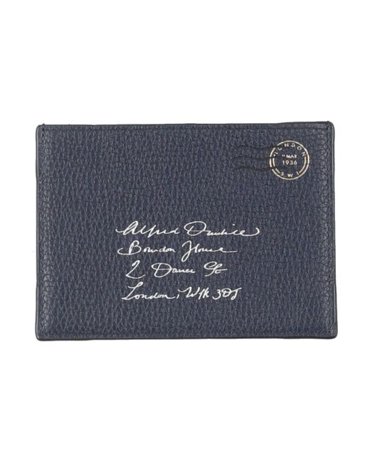 Dunhill Blue Cardholder Leather for men