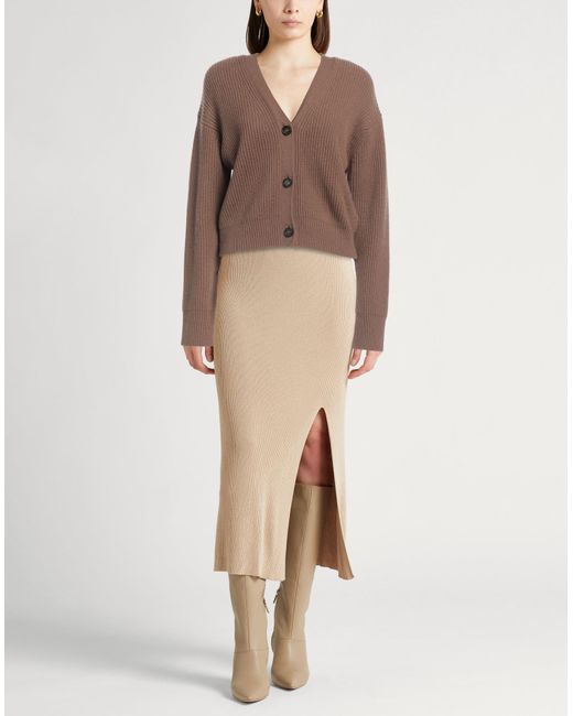 Max Mara Brown Cardigan Wool, Cashmere