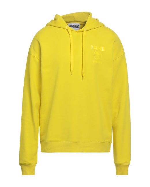 Moschino Yellow Sweatshirt for men