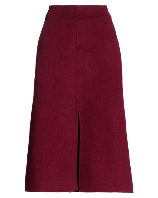 Sly010 Red Midi Skirt