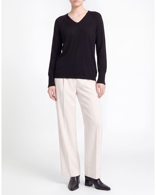 Alpha Studio Black Sweater Merino Wool