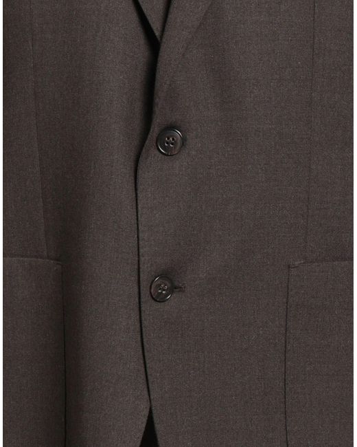 Brian Dales Black Dark Blazer Polyester, Wool, Elastane for men