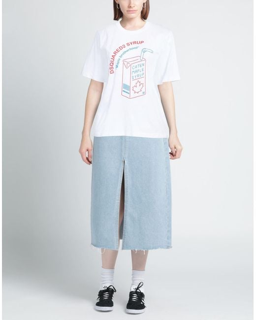 DSquared² White T-Shirt Cotton
