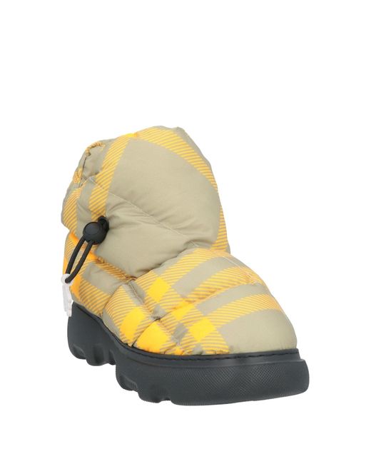 Stivali Doposci Check di Burberry in Yellow