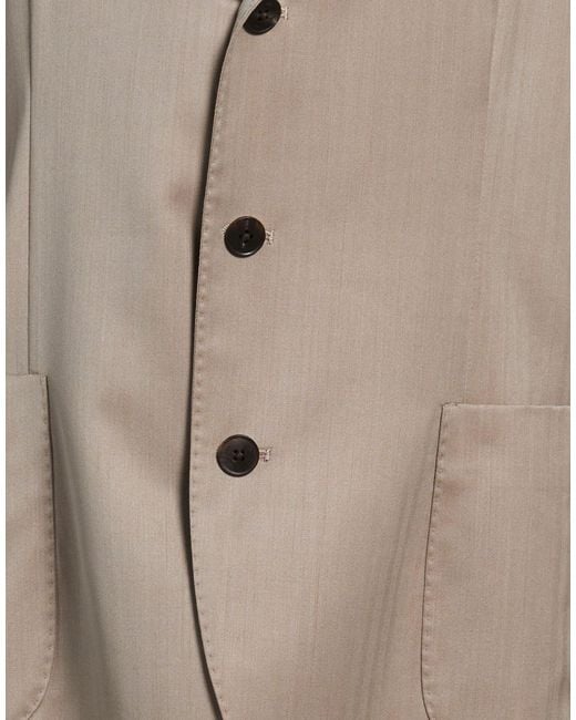 Drumohr Brown Light Blazer Virgin Wool