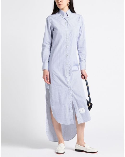 Robe longue Thom Browne en coloris Blue
