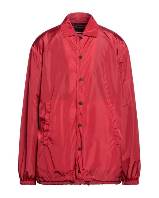 DSquared² Red Overcoat & Trench Coat for men