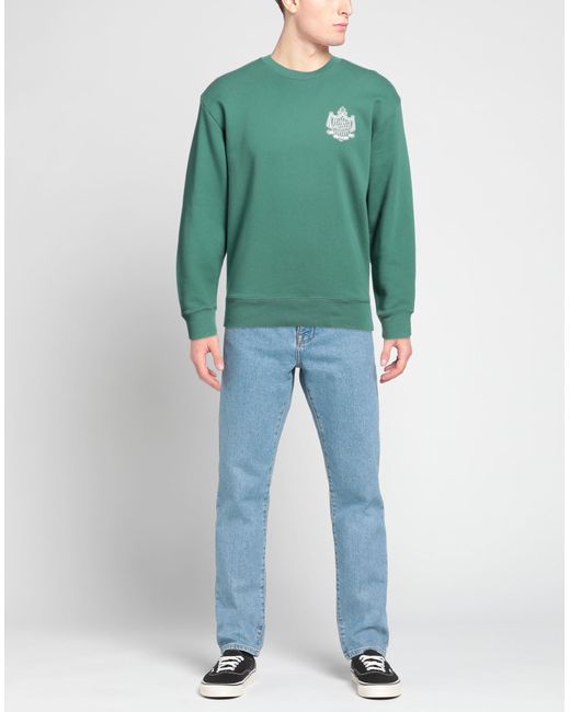Maison Kitsuné Green Sweatshirt for men