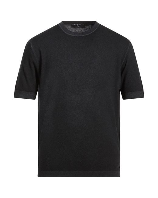Daniele Fiesoli Black Lab Sweater Merino Wool, Cashmere for men