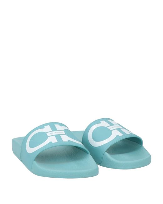 Ferragamo Blue Sandals